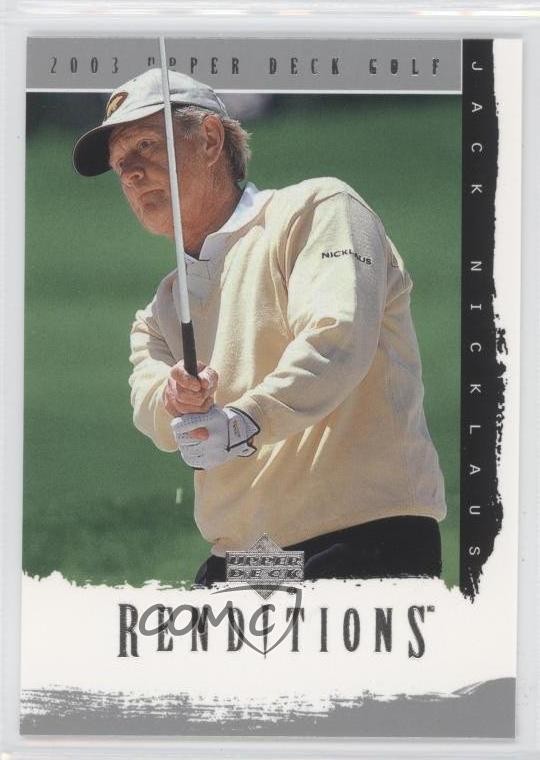 2003 Upper Deck Renditions Jack Nicklaus #48 0a1