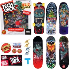TECH DECK, Godzilla Sk8shop Fingerboard Bonus Pack, Collectible Multicolor
