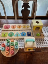 Set Of 5 LOVEVERY Wooden Toys