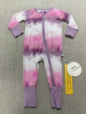 NEW NWT Little Sleepies Pink Cosmic Mist Bamboo Zippy Pajama Size 3-6 Months