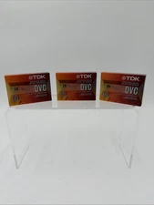 NEW TDK DVC Mini-DV 60 3-Pack Blank Tapes Digital Video Cassettes DVC60