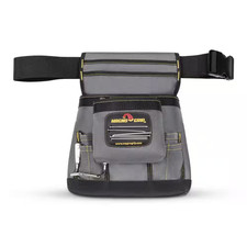 11 In. 10-Pocket Platinum Magnetic Tool Pouch with Belt