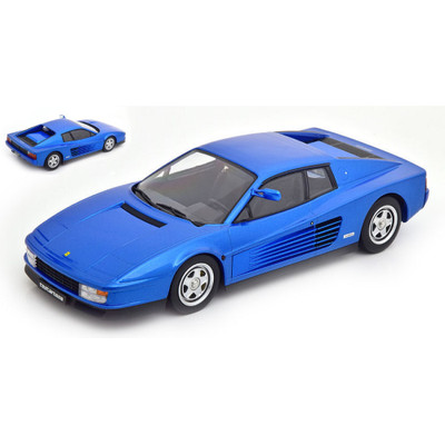 FERRARI TESTAROSSA MONOSPECCHIO 1984 METALLIC BLUE 1:18 Kk Scale Auto Stradali -