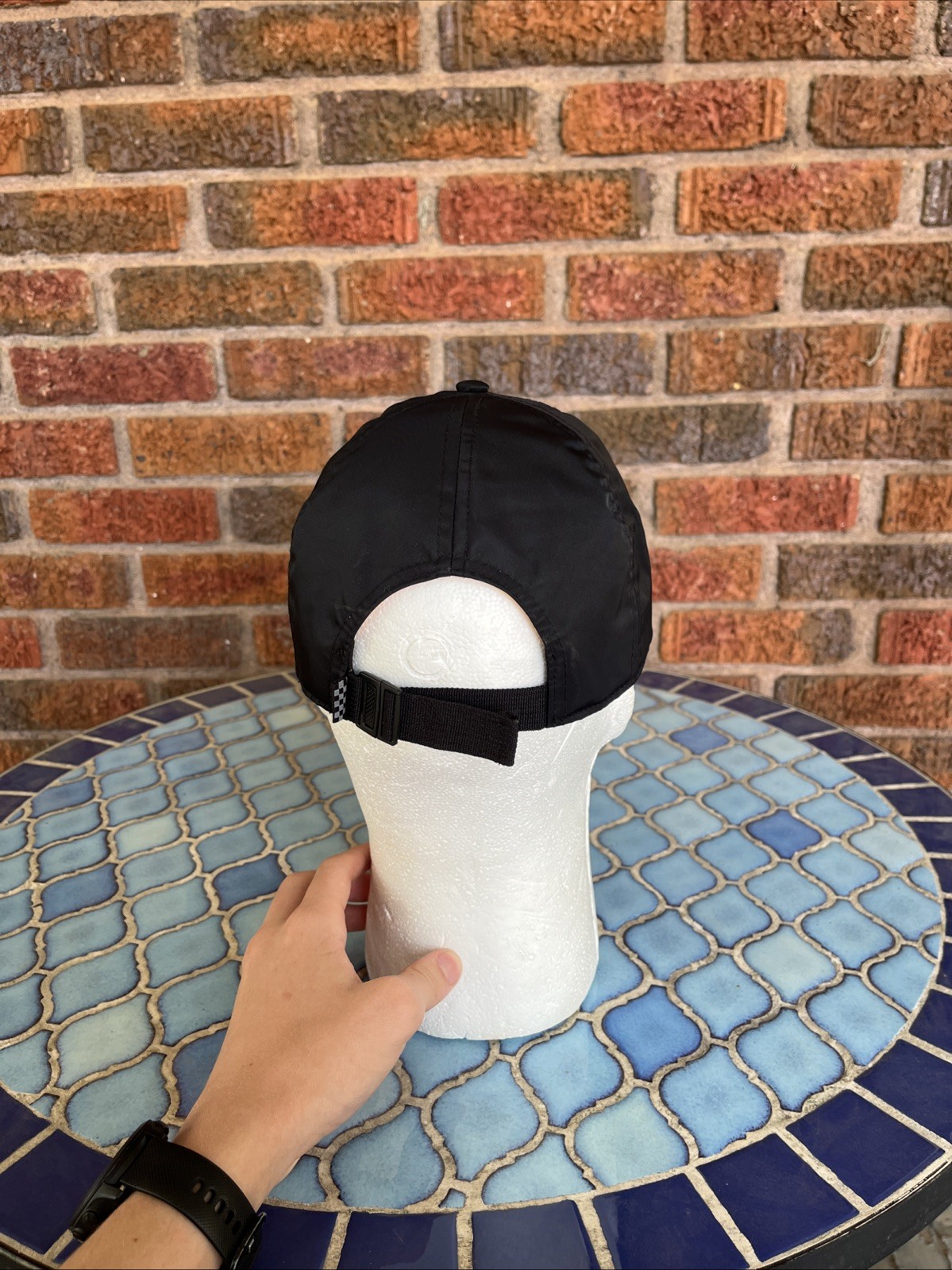 Vans Adjustable Black Strap back Adjustable Hat - image 6