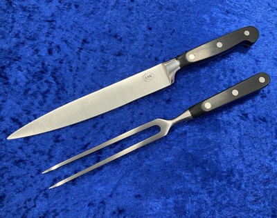 Fleischgabel inkl. Messer aus Edelstahl Hochwetig