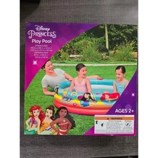 Children's Disney Princess Inflatable Play Pool 3 ring 48" Bestway Pool