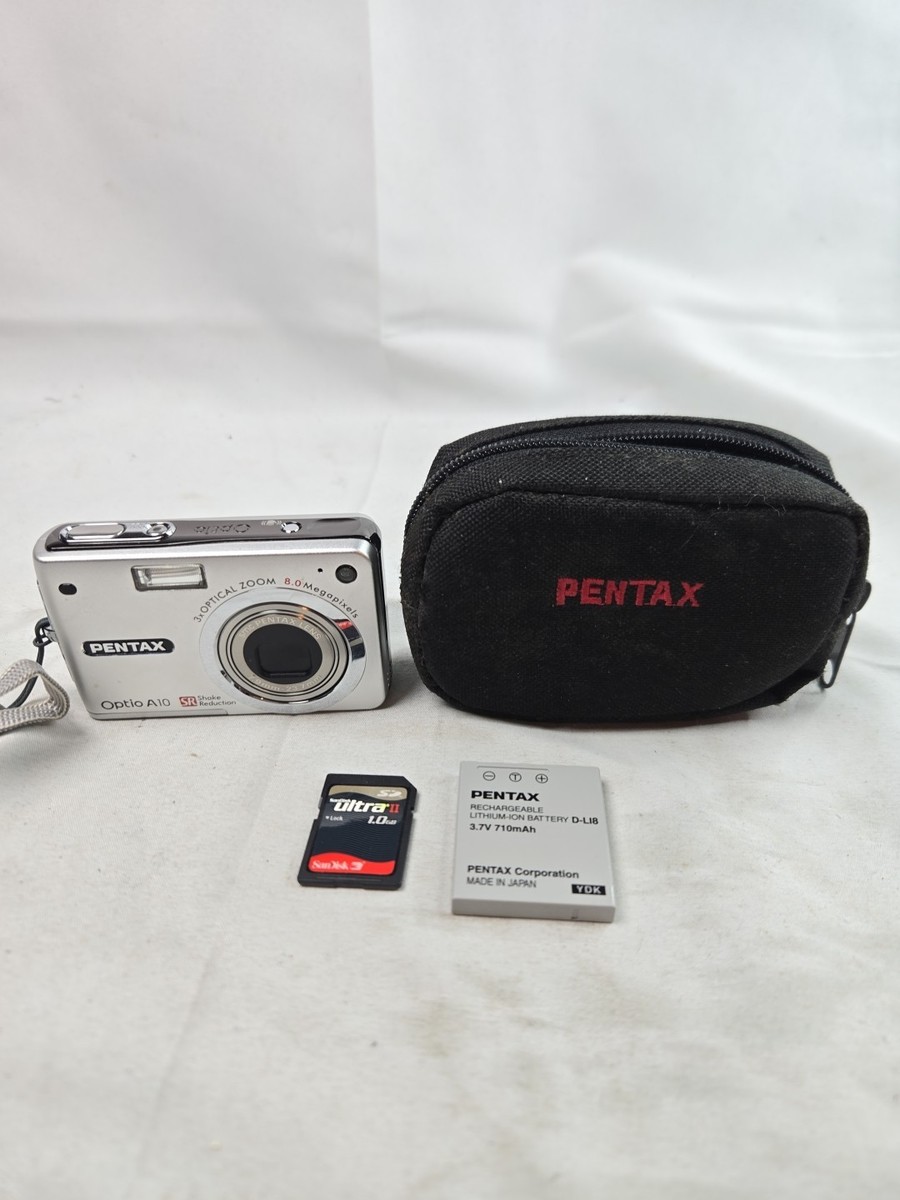 PENTAX Optio A10 8.0 Megapixel 3x Zoom Digital Camera W Battery