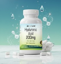 Hyaluronic Acid Capsules 200mg Per Serving - 1 Dietary Supplement