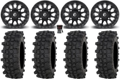 Fuel Vector MB 14'' Wheels 28'' ACP Tires Can-Am Defender