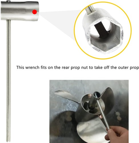 3855516 For Volvo Penta DPS Duo Prop D F I Propeller Wrench Removal Install Tool - Picture 4 of 13