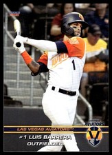 2021 Luis Barrera Choice Minor League Rookie Card Las Vegas Aviators