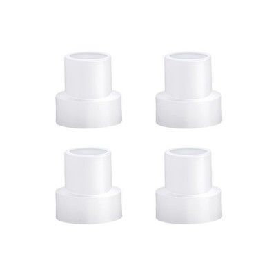 4pcs Shower Door Nylon Pivot Bushing, Shower Door Pivot Pin Kit, Medium, White