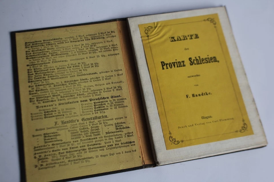 Mapa de Silesia de la provincia de Silesia F. Handtke 1860 (46585) - Imagen 3 de 4