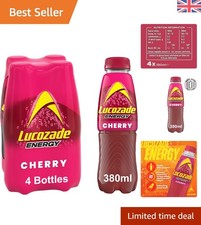 Bursting Cherry Flavor Energy Drink - Caffeine Free 4-Pack (380ml Bottles)