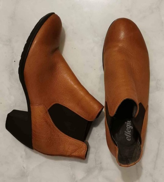 effigie Size 38 Premium soft leather ankle boots Near New
