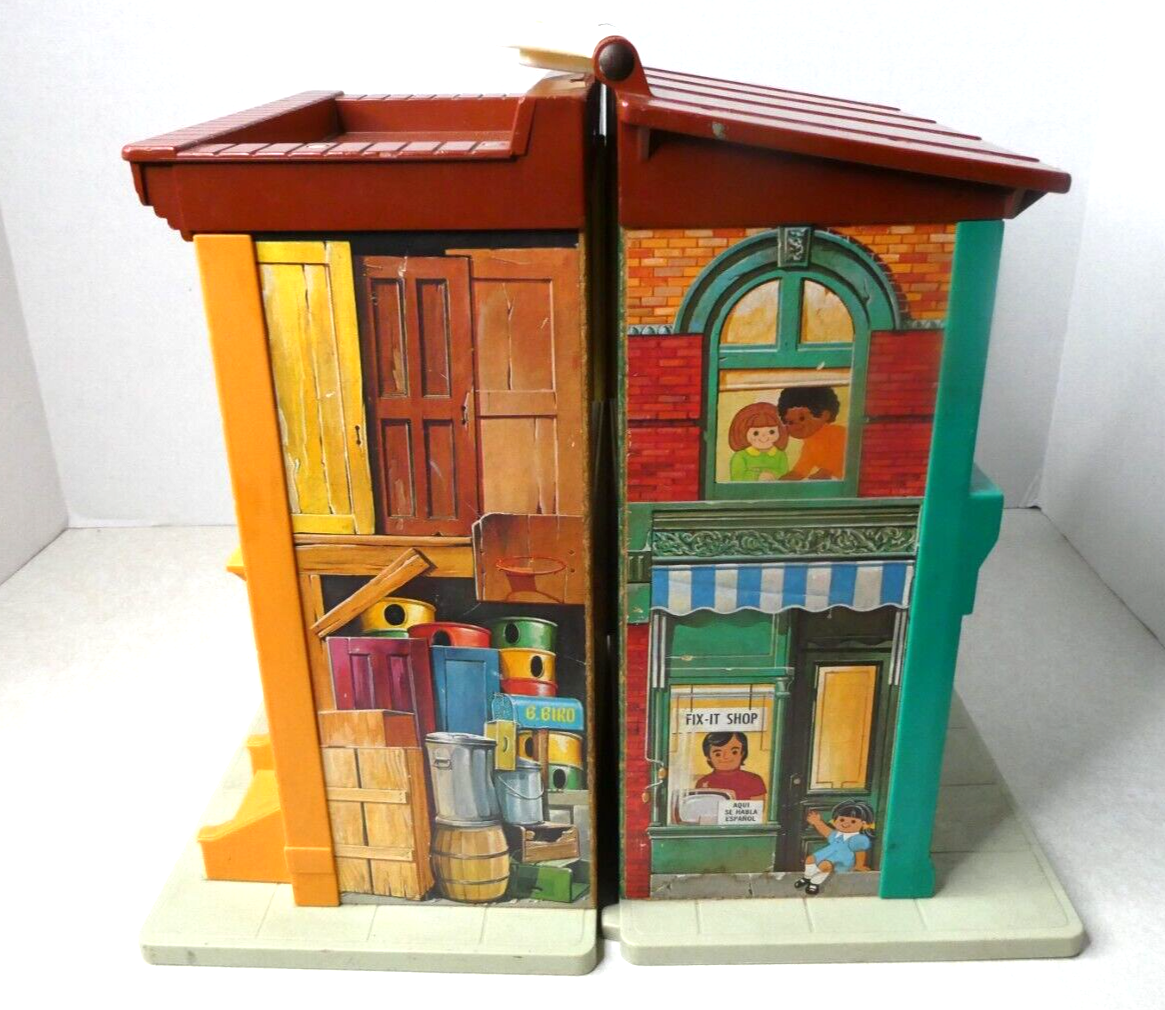 Vintage Fisher Price Little People Play Family Sesame Street