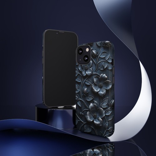 Black Floral Embossed Vines - Phone Case for iPhone, Galaxy, Pixel - 第 93/281 張圖片