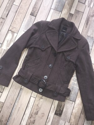 Vero Moda Jacke Übergang M 38 Grau Viskose Mix