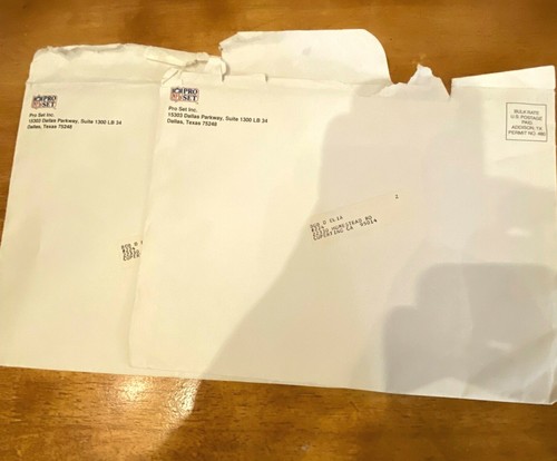 2 each - VTG 1990 Pro Set Gazette Volume 2 Number 1 April 90 In envelope - Picture 2 of 5
