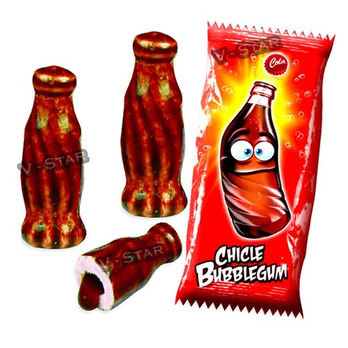 Botellas de goma Fini Cola - paquete de 24 - en forma de botella - relleno de cola líquida - Imagen 2 de 5