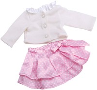 Fiber Craft Springfield Collection Party Outfit Pink Skirt/white Top For Doll , on sale Fiber Craft Springfield Collection Party Outfit Pink Skirt/white Top For Doll , on sale