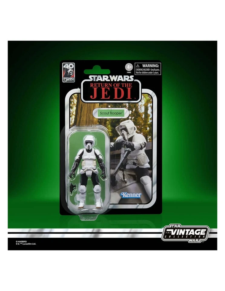 Star Wars The Vintage Collection SPEEDER BIKE & SCOUT TROOPER Hasbro In Stock - Imagen 4 de 4