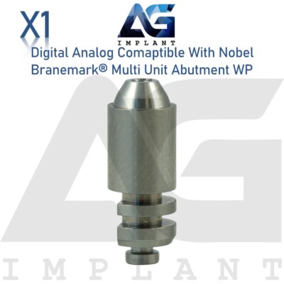 Digital Analog WP 5mm Nobel Branemark  Compatible Dental Multi Unit Abut ment