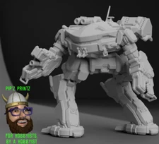 KGC-010 King Crab Alternate Mech Model For Battletech 6mm-10mm-15mm