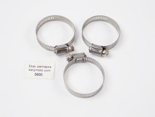 3 WM 38-57mm HOSE CLAMP PERFORATED BAND HI-TORQUE PIPE TUBING hose MOTORCYCLE