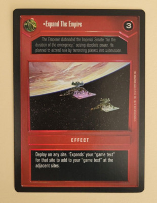 Star Wars CCG - Reflections I  - Expand The Empire -  DS VRF Very Rare Foil NM