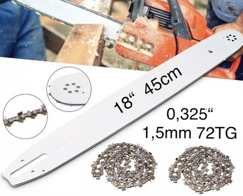 Husqvarna 576 XP SECURA Führungsschiene 50cm Für - 3/8 72TG 1,5mm Kettensägenschwert 3/8 72TG Kettensystem