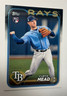 2024 Topps Series 1 (RC) - #82 Curtis Mead Tampa Bay Rays Rookie