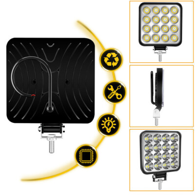 10X 48W LED Work Light Spotlights - 12V, IP67, 6000K For Car, Truck, Boat 10 thumbnail image
