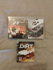3x Sony Playstation 3 Racing Bundle - Dirt, F1 2011 & Gran Turismo 5 Prologue