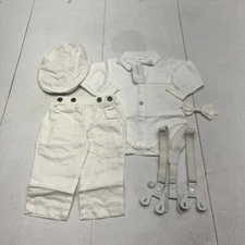 Sanmio White 4 Piece Suit Set Boys Size 3-6 Months