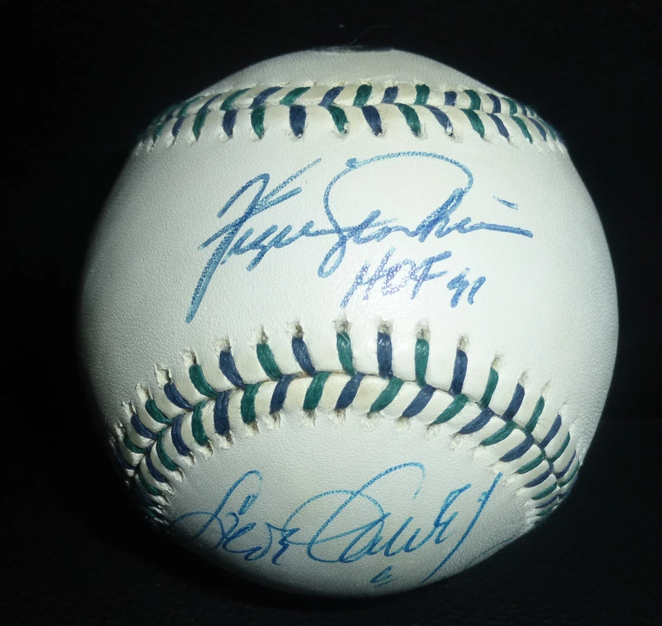 Ozzie Guillen Steve Garvey Fergie Jenkins Tommy John +1 Signed Baseball PSA/DNA - Image 4 of 4