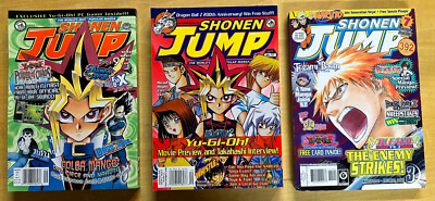 Shonen Jump Mag Lot, 2003 Vol. 1 Iss. 9; 2004 Vol. 2 Iss. 21; 2009