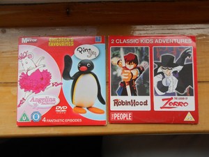 Promo Dvd S Classic Kids Favourites Pingu Angelina Ballerina Zorro Robin Hood Ebay