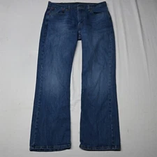 Levis 38x32 527 Low Rise Bootcut Medium Stretch Denim Mens Jeans