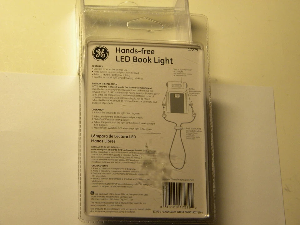 GE -Hands Free LED Book Light  #17279  NEW — 第 4/4 张图片