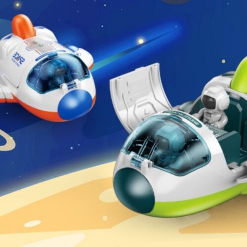 Spaceship Rocket Inertia Car Toy Space Exploration Toys  Toddler/Kids/Children - Picture 1 of 14