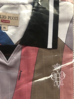 Supreme Emilio Pucci Soccer Jersey. Xl. Dusty Pink. NWT. Deadstock
