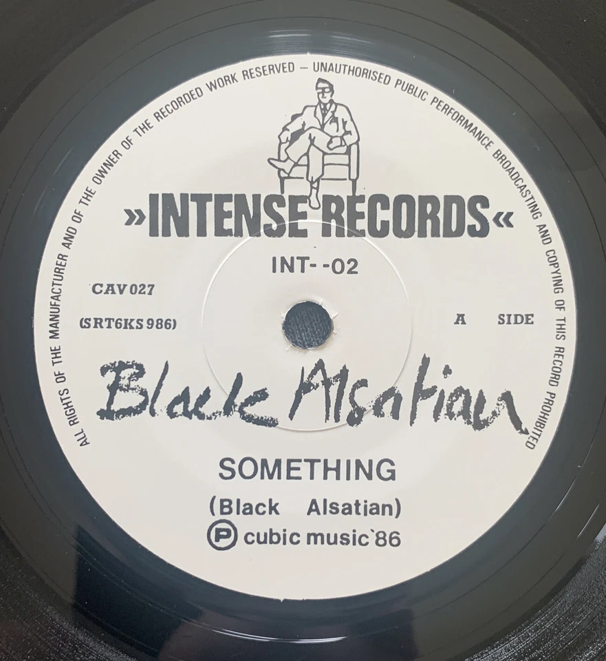 Black Alsatian - Something / Nervous Breakdown Rare 7” Vinyl Record NM / EX - Image 3 of 4