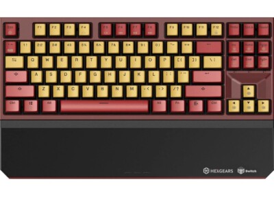 ''Creamy'' X3 TKL 2.4ghz Wireless Mechanical Keyboard Ironman Edition ilumineted 