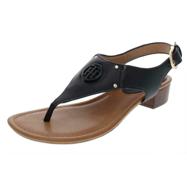 tommy hilfiger block heel sandals