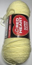 RED HEART SUPER SAVER. 1 Pk. PALE YELLOW. I COMBINE SHIPPING. See Detail.