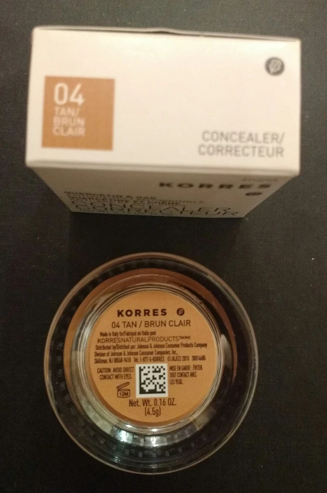 Korres Quercetin & Oak antiageing antiwrinkle Concealer 04 Tan FS NIB $22 retail - Image 2 of 4