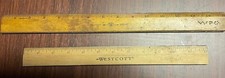 Vintage Westcott Flexible 15" & 12โ Ruler Made In USA