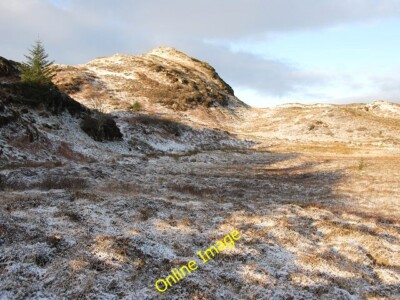 Photo 6x4 Snowy moorland Ford/NM8603 A small amount of snow fell last ni c2012