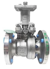 Ladish 3" Hastelloy Ball Valve API 607 Class 150 P715-L230-DC24-E30N Fire Safe